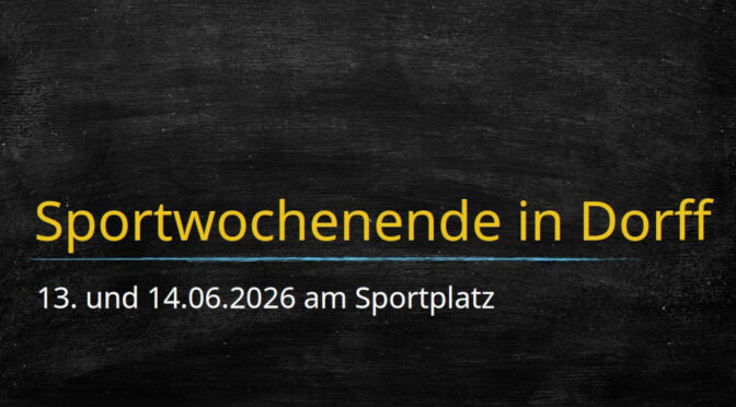 Sportwoche 2026